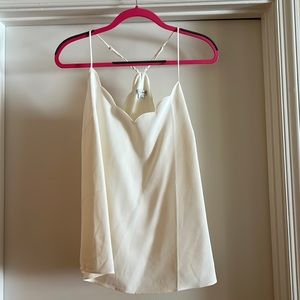 Cream J. Crew Factory Tank Top